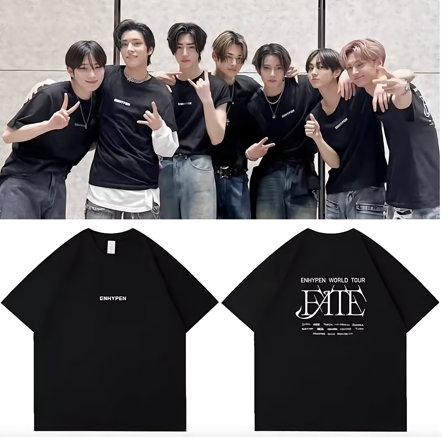 Enhypen 2024 Fate World Tour T-Shirt