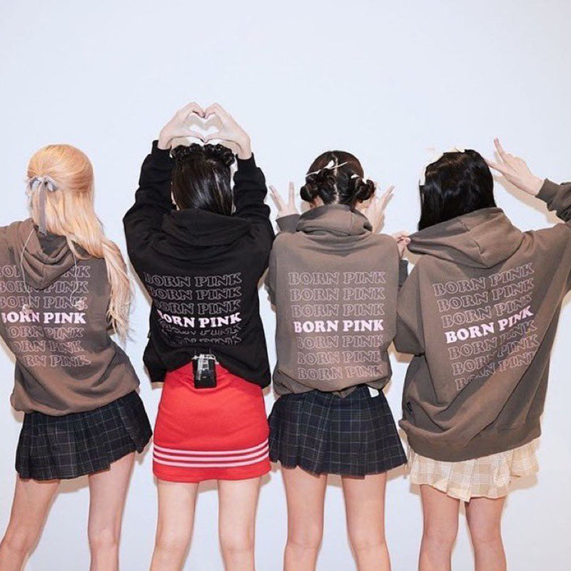 Blackpink Brown Born Pink Concert Hoodie