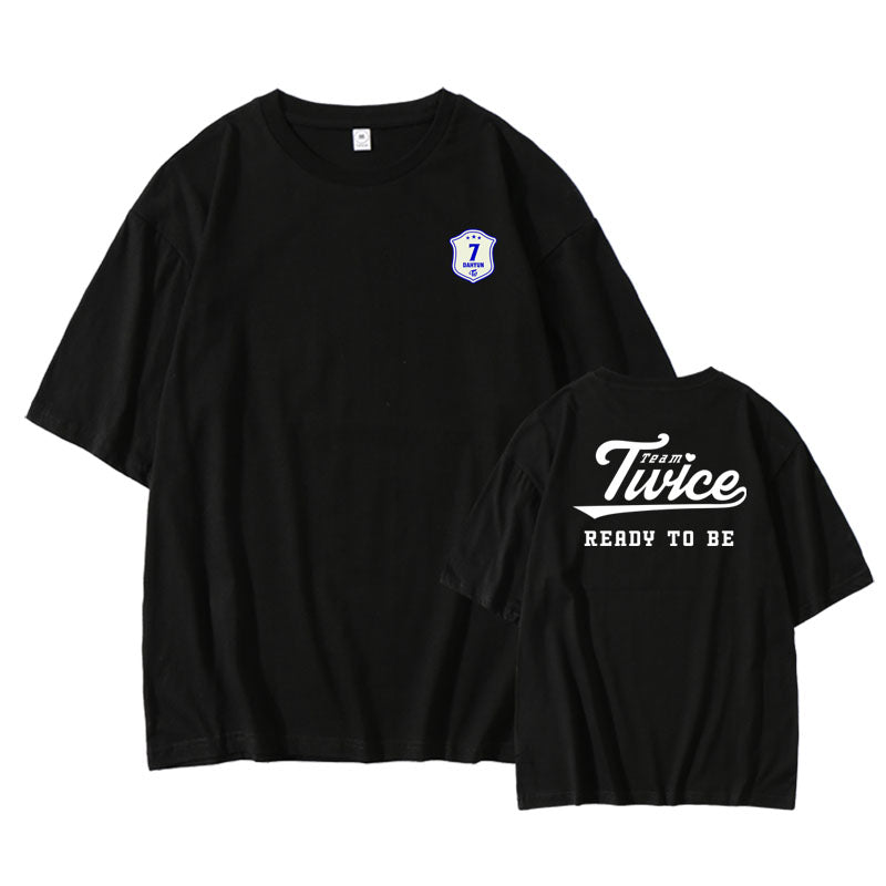 Twice 5th World Tour Ready To Be Concert Black T-Shirt