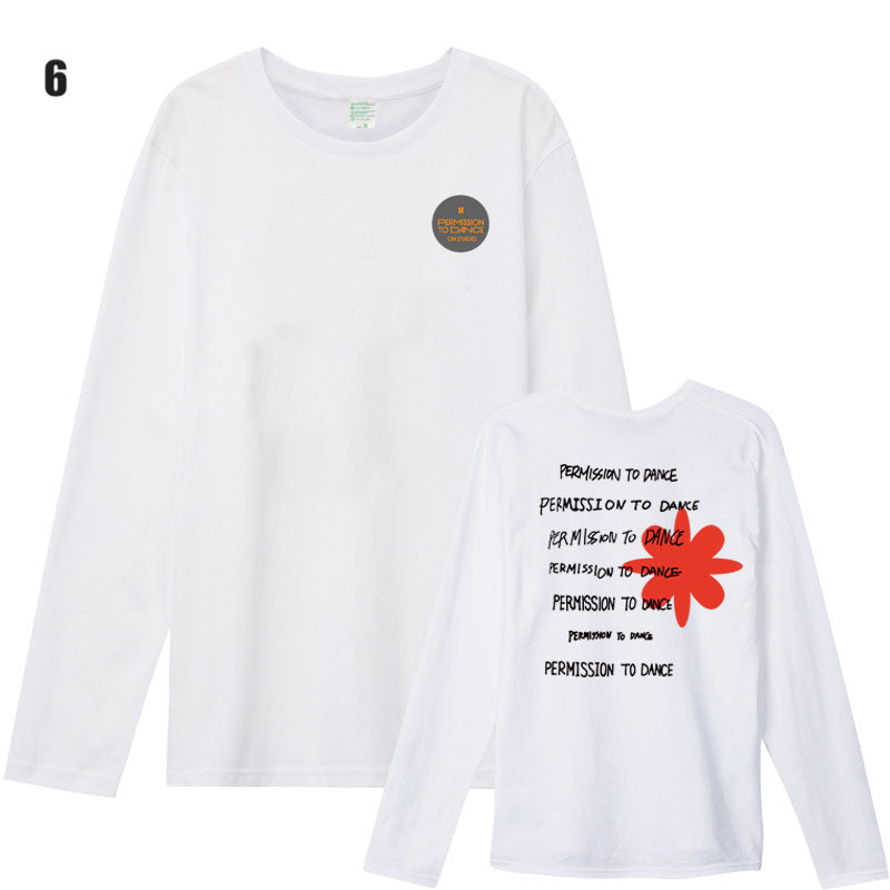 BTS Permission To Dance T-Shirt Longsleeve Hoodie