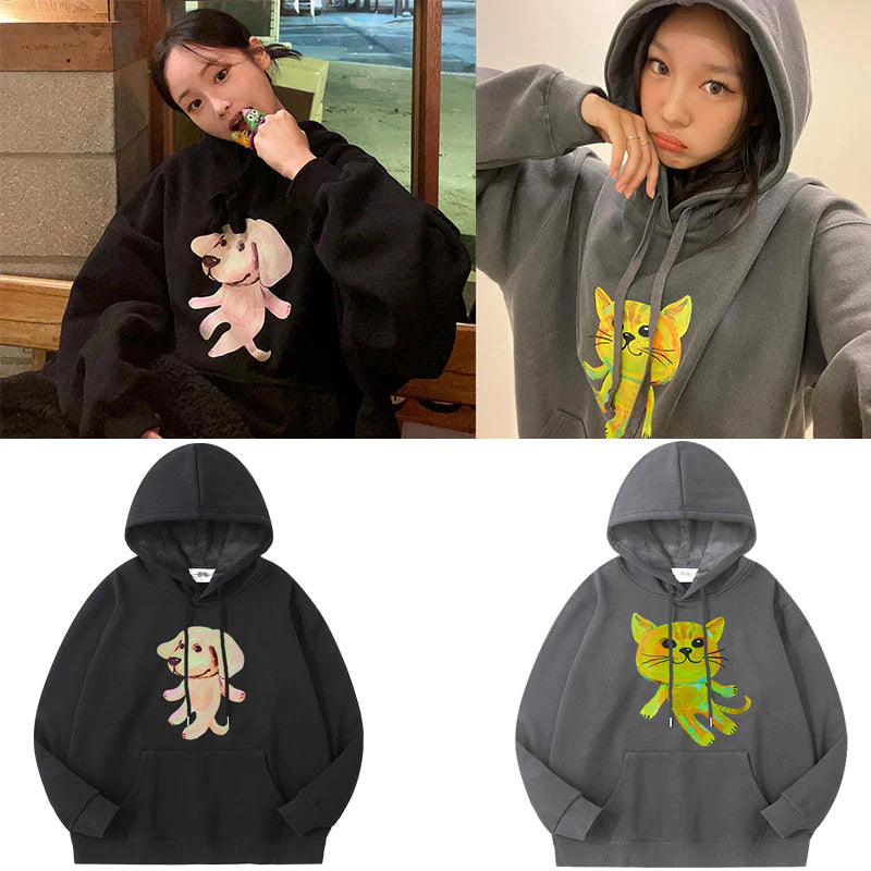 Nmixx Cat Dog Hoodie