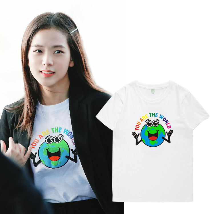 Blackpink You Are The World Rainbow T-Shirt