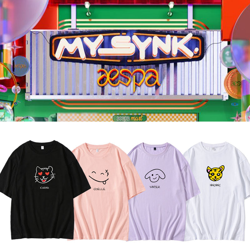 Aespa My Synk Fanmeeting 2022 T-Shirt