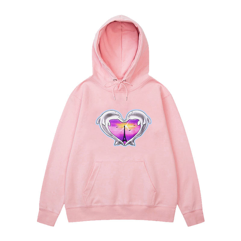 Blackpink Dolphin Heart Frog Hoodie