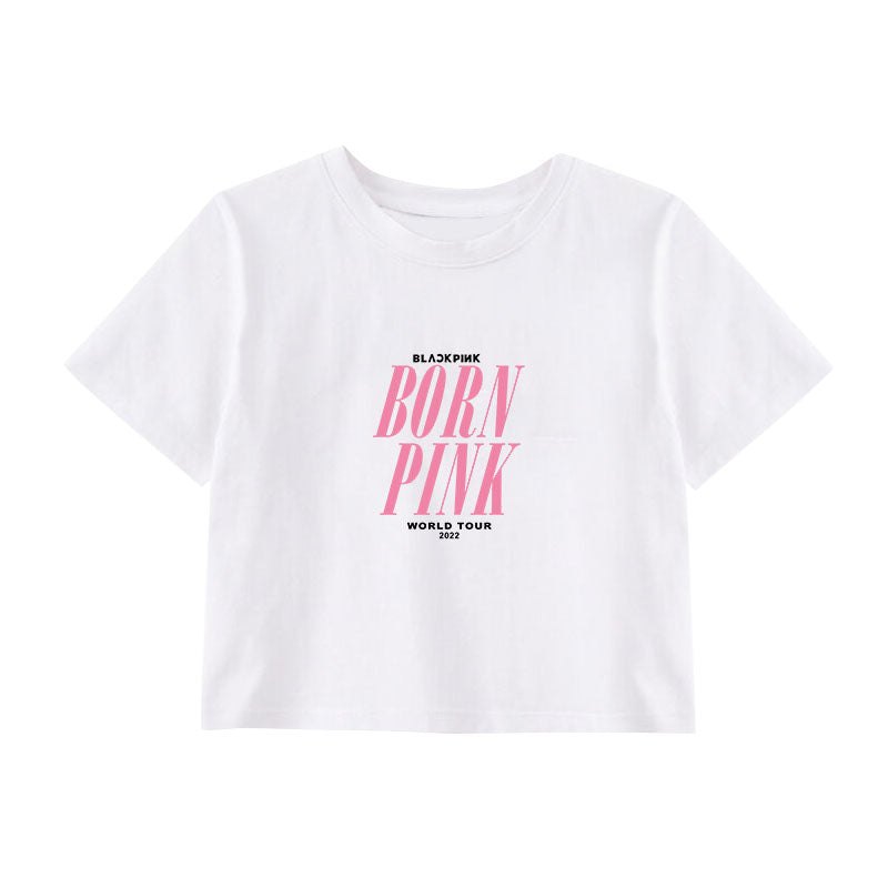 Blackpink Born Pink World Tour Cropped T-Shirt