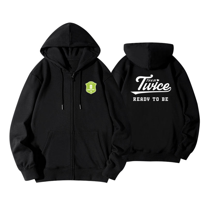 Twice 5th World Tour Ready To Be Concert Zip Up Hoodie