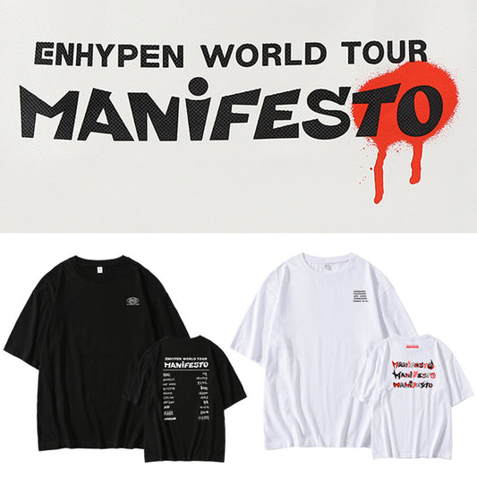 Enhypen Manifesto World Tour T-Shirt