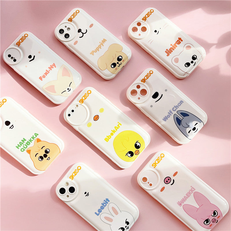 Stray Kids Skzoo White Phone Case – idollookbook Stray Kids Skzoo White Phone Case – idollookbook