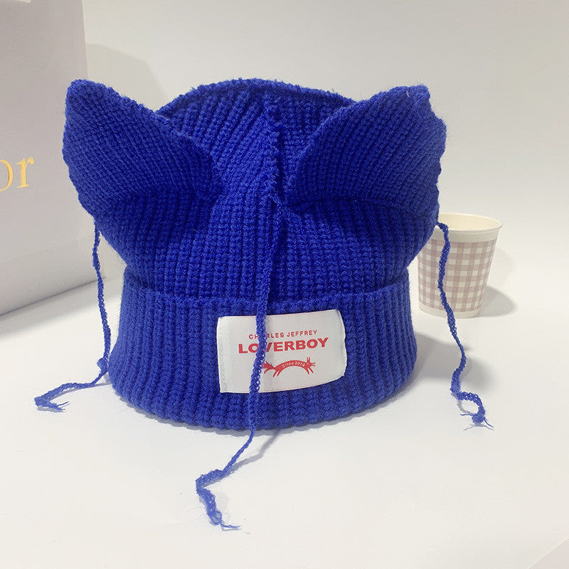 Stray Kids Chunky Knit Cat Beanie