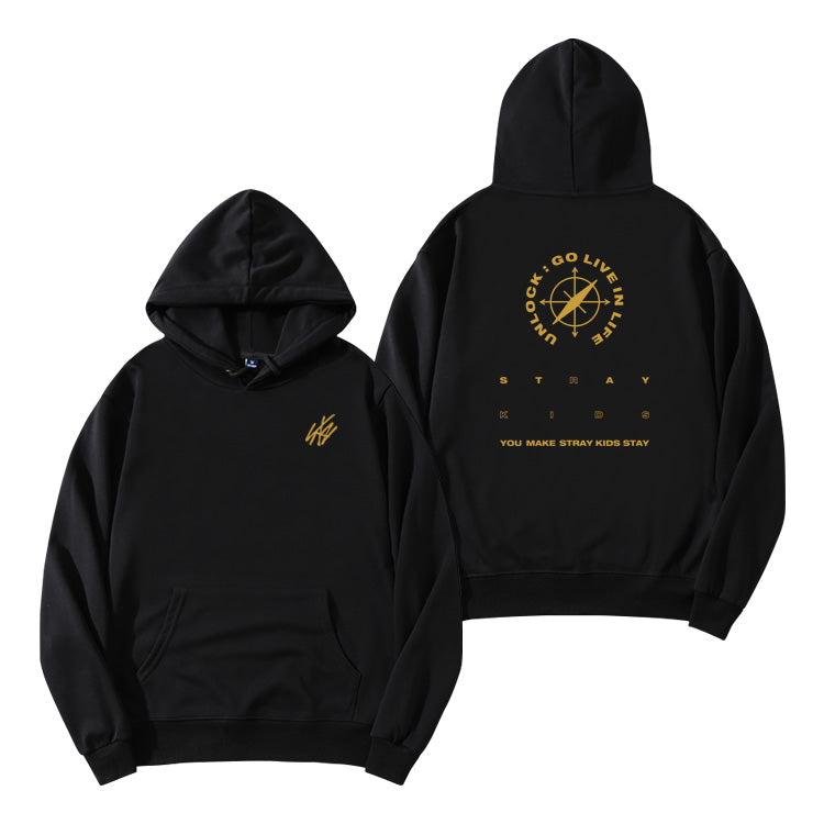 Stray Kids Unlock Go Live In Life Hoodie