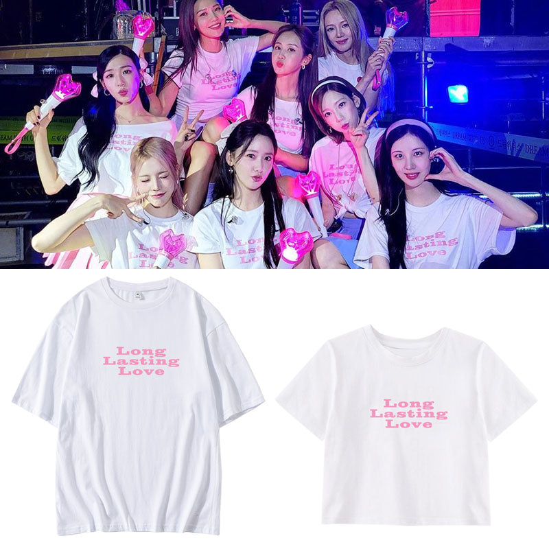 Girl's Generation 15th Anniversary Long Lasting Love Cropped T-Shirt