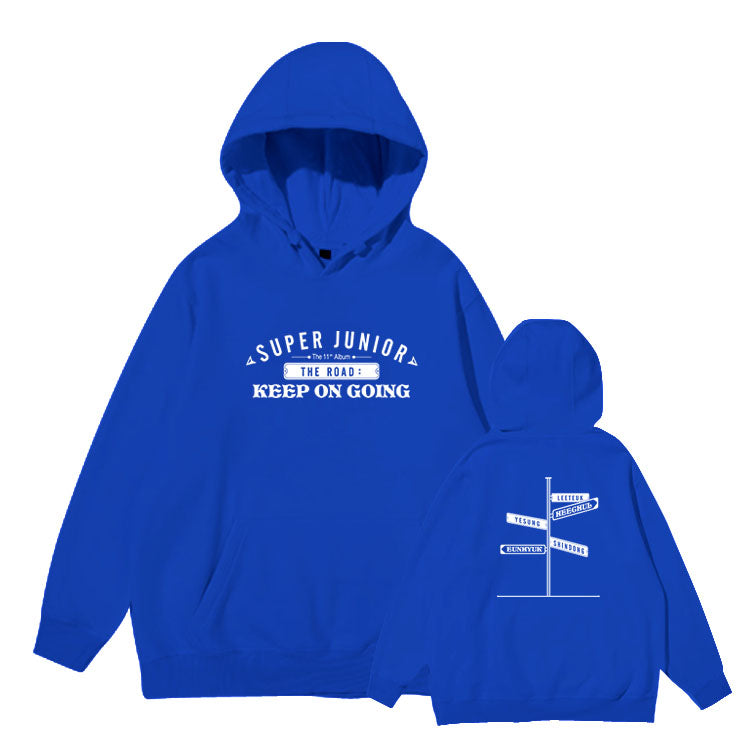 Super Junior The Road Keep Going Album Hoodie