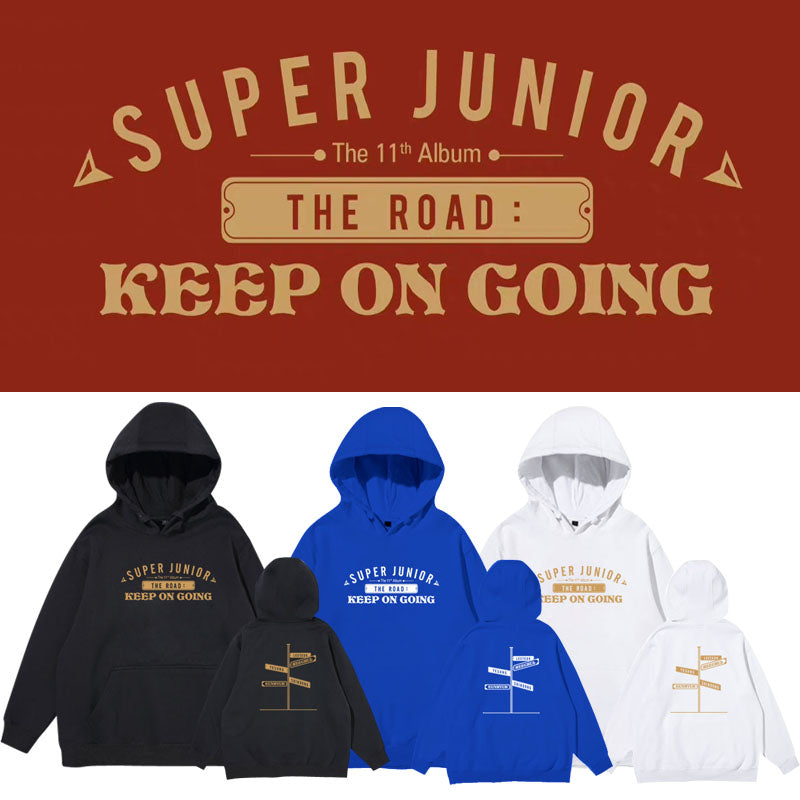 Super Junior The Road Keep Going Album Hoodie