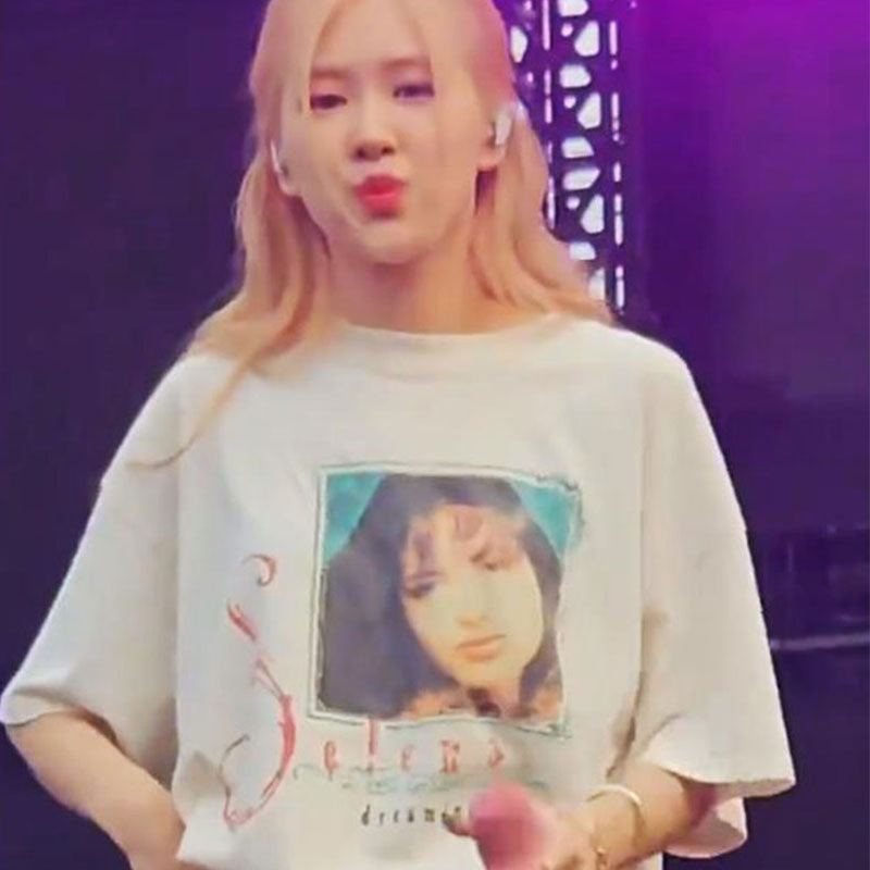 Blackpink Rose Born Pink Concert Selena T-Shirt