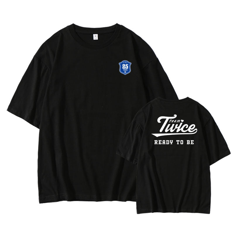 Twice 5th World Tour Ready To Be Concert Black T-Shirt