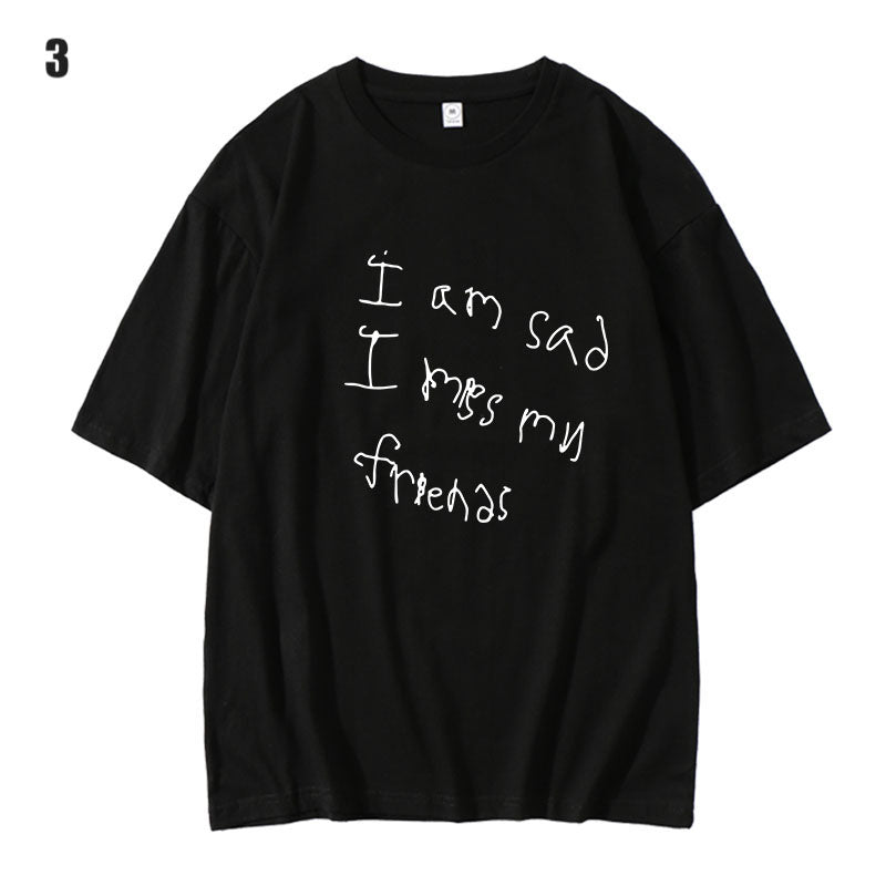 Treasure Sun Flower Cartoon I Am Sad T-Shirt