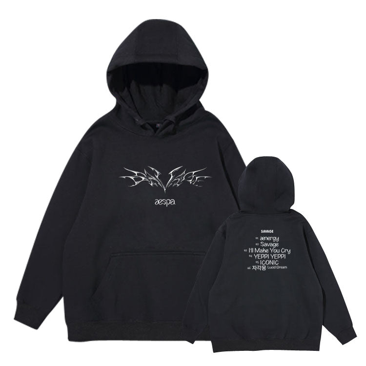 Aespa Savage Album Hoodie – idollookbook