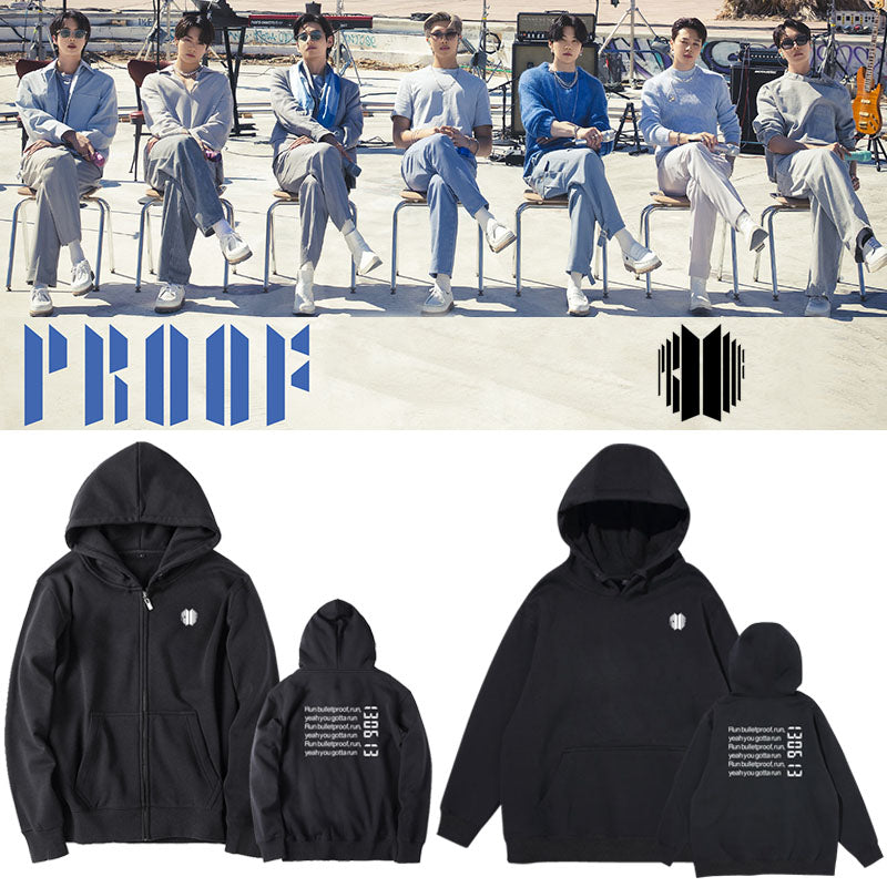 BTS Proof Zip Up Hoodie