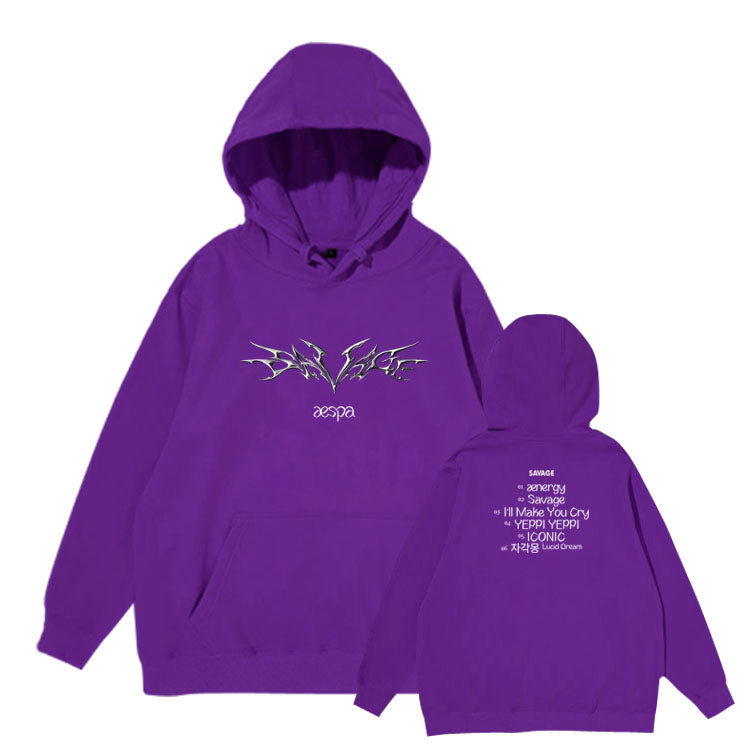 Aespa Savage Album Hoodie