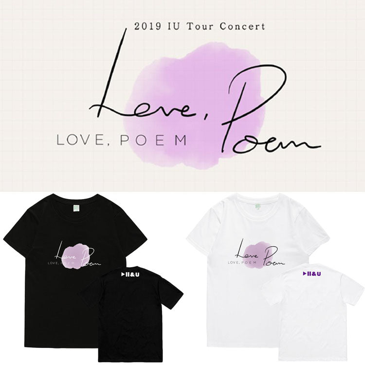 IU Love Poem 2019 Concert Tour T-Shirt