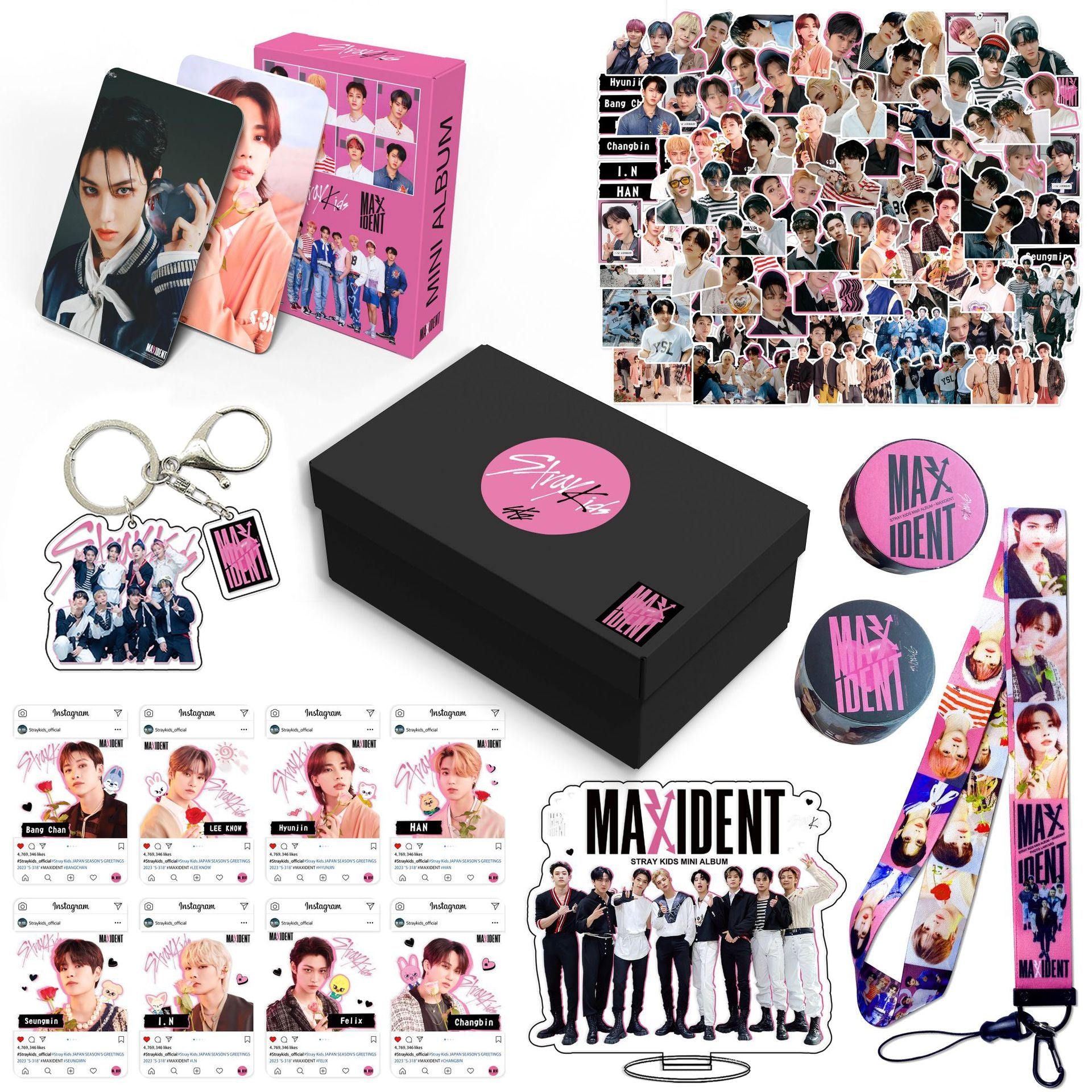 Stray Kids Maxident Mini Album Box – idollookbook