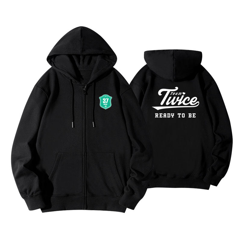 Twice 5th World Tour Ready To Be Concert Zip Up Hoodie