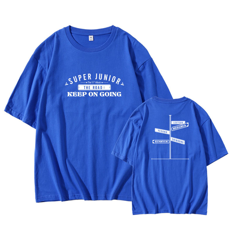 Super Junior The Road Keep Going Album T-Shirt