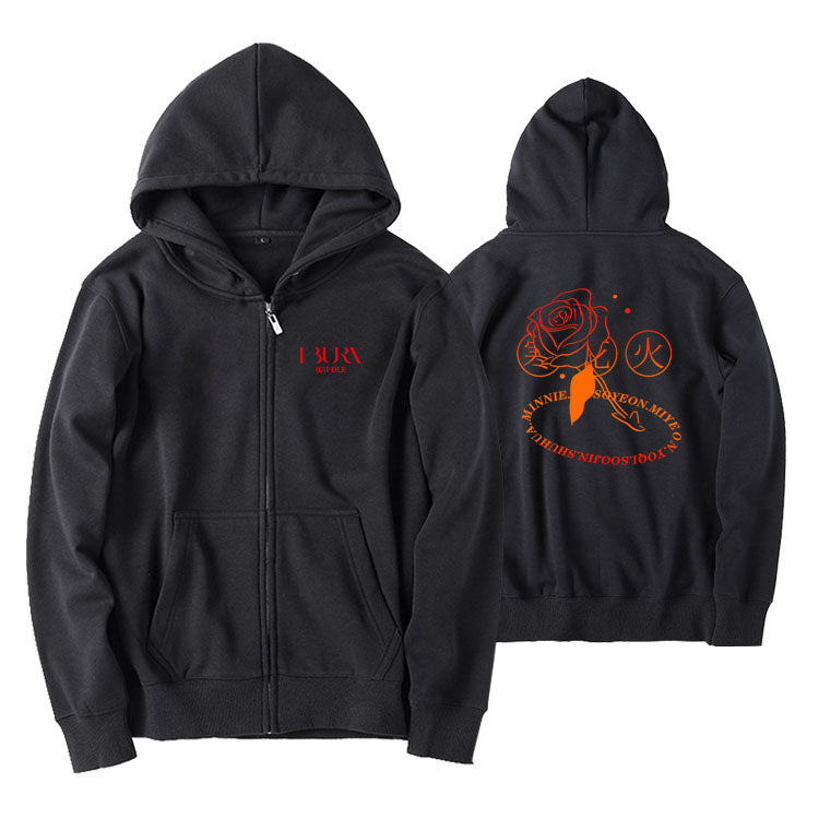 GIDLE I Burn Album Hoodie