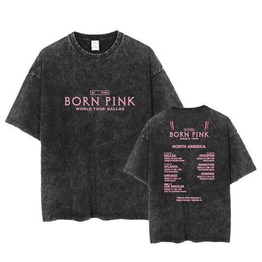 Blackpink born pink concert Jennie Kim Lisa jisoo rose Blackpink concert comeback t-shirt hoodie crewneck Blackpink merch merchandise we are born pink