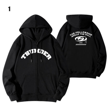 Ateez Break The Wall World Tour Zip Up Hoodie