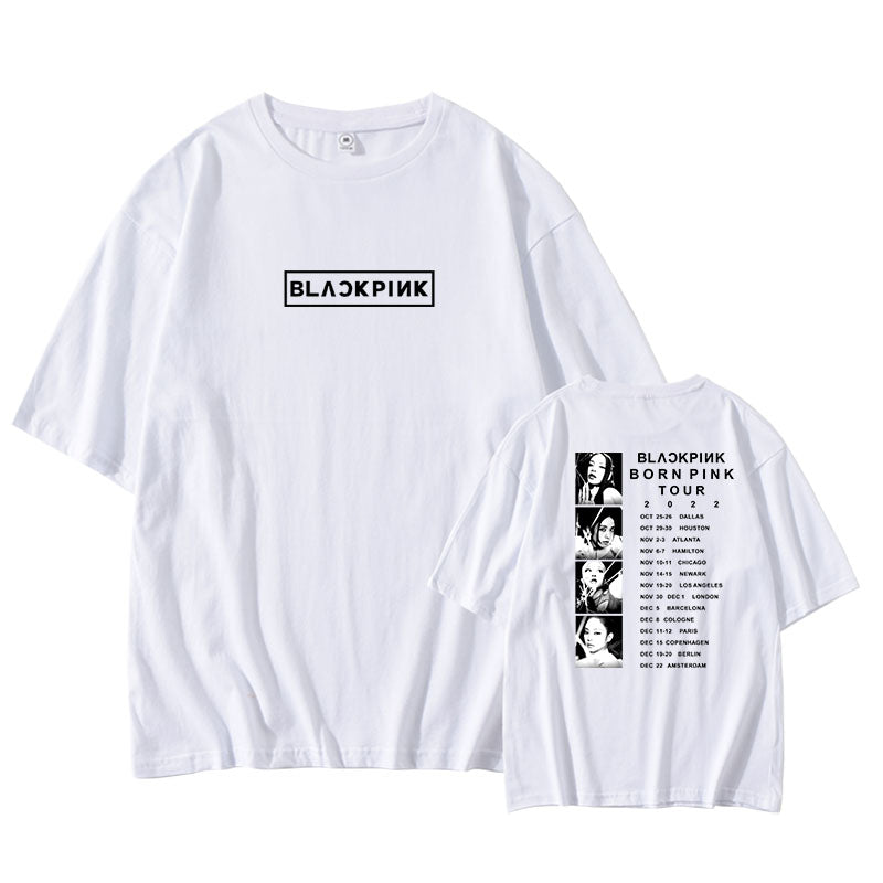 Blackpink Born Pink World Tour Cropped T-Shirt