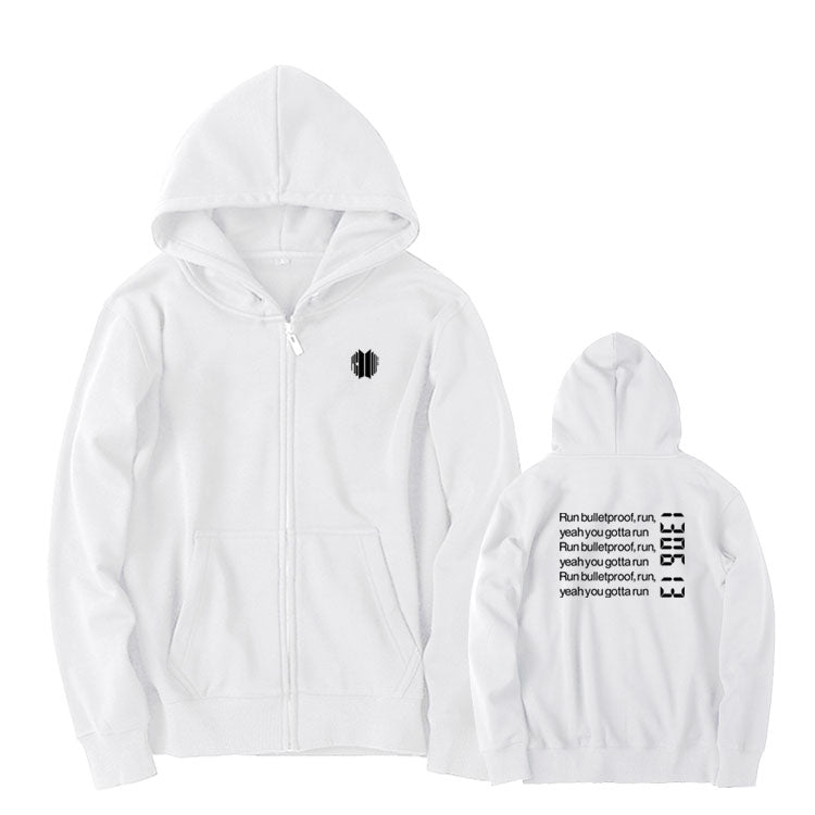 BTS Proof Zip Up Hoodie