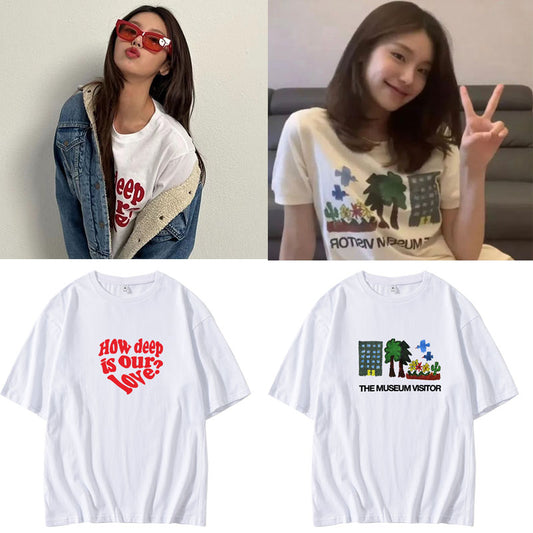 Itzy How Deep Is Our Love The Museum Visitor T-Shirt