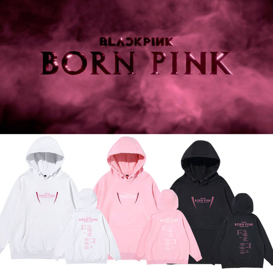 Blackpink born pink concert Jennie Kim Lisa jisoo rose Blackpink concert comeback t-shirt hoodie crewneck Blackpink merch merchandise we are born pink