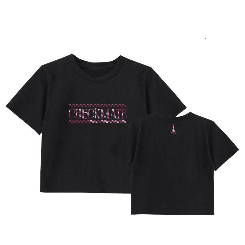 ITZY Checkmate World Tour Cropped T-Shirt