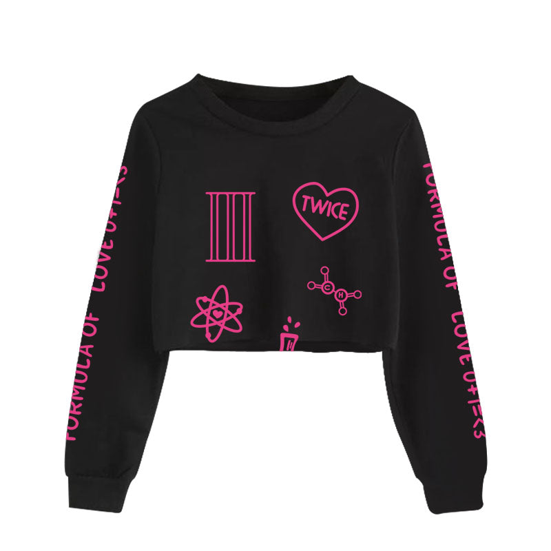 Twice 4th World Tour III Concert Cropped Hoodie T-Shirt – idollookbook