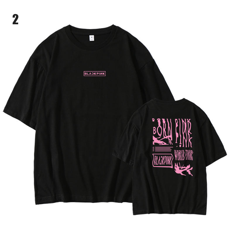 Blackpink Born Pink Tour Cropped T-Shirt