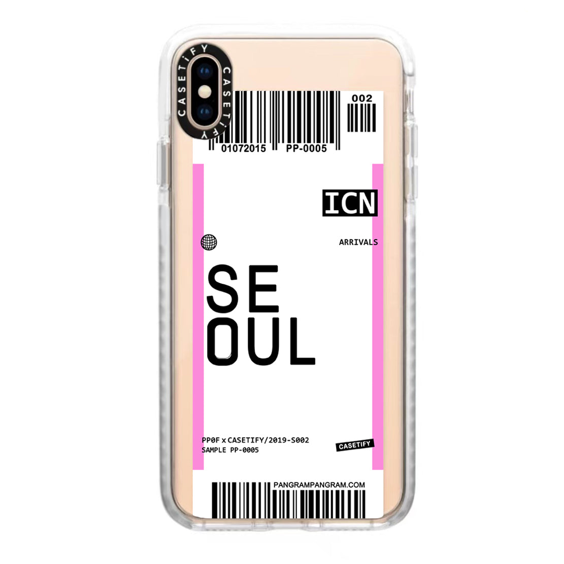 NCT Seoul Plane Ticket Phone Case