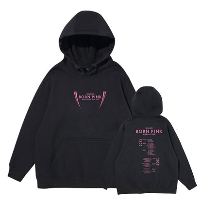 Blackpink Born Pink Concert Tour Hoodie Sweatshirt