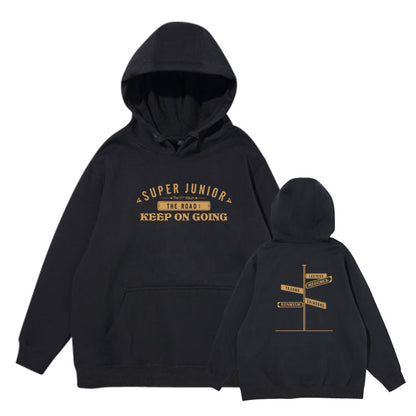 Super Junior The Road Keep Going Album Hoodie