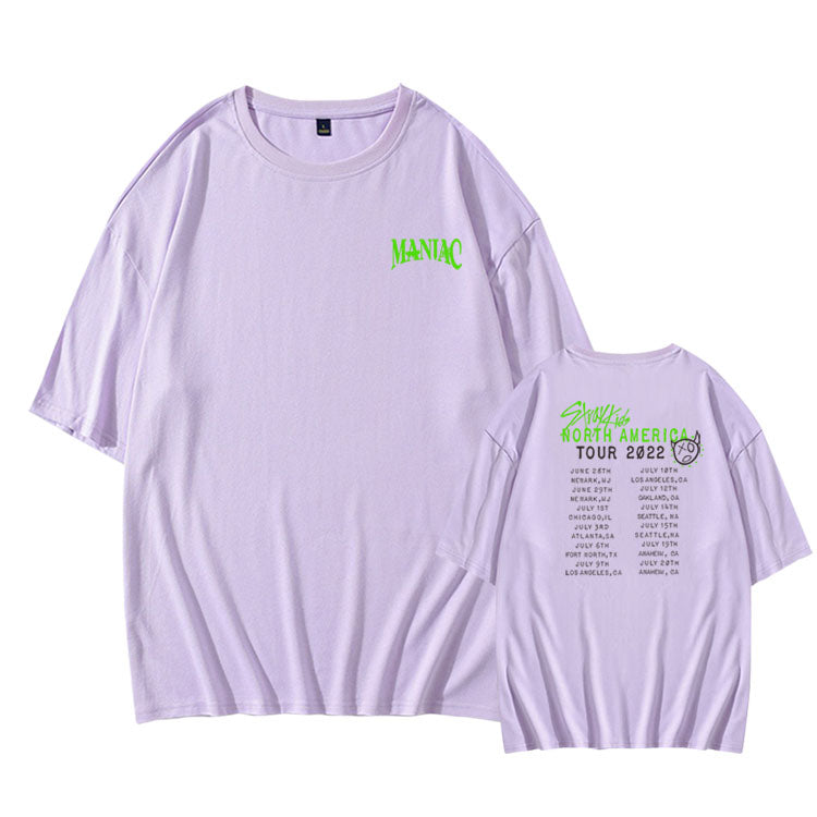 Stray Kids North America Maniac Concert Tour T-Shirt