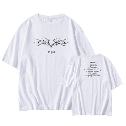 Aespa Savage Album T-Shirt