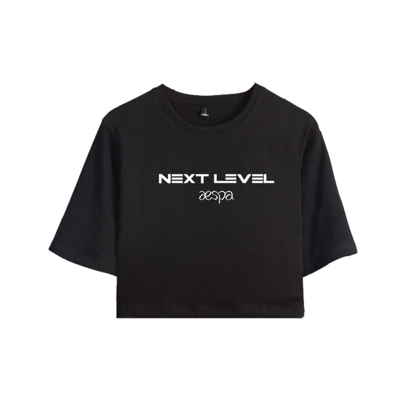 AESPA Next Level Album Cropped T-Shirt