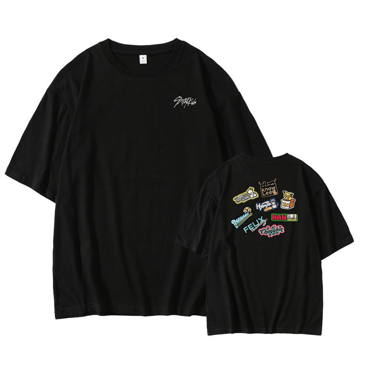 Stray Kids 2nd Anniversary Debut Name T-Shirt Merchandise