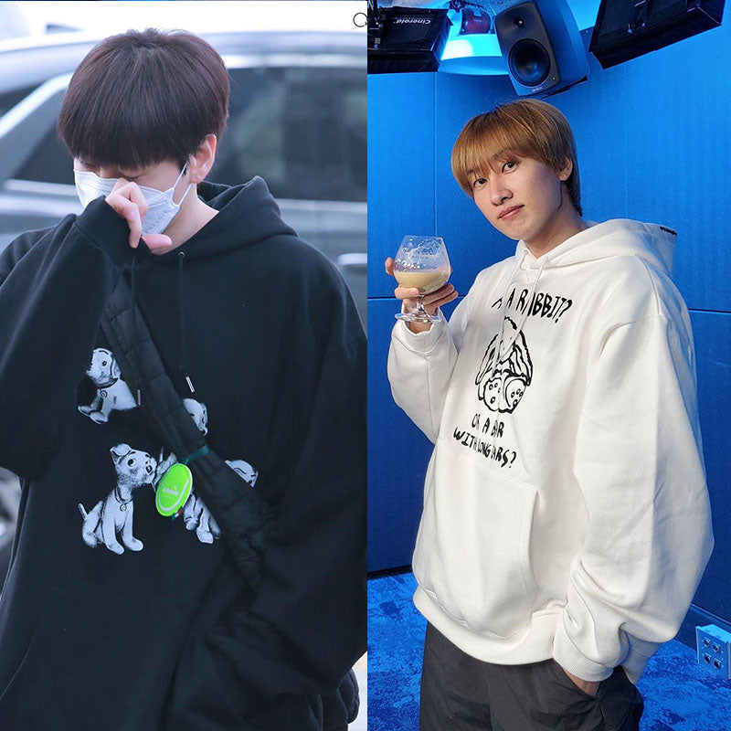 NCT Dream EXO Rabbit Or Bear Puppy Hoodie