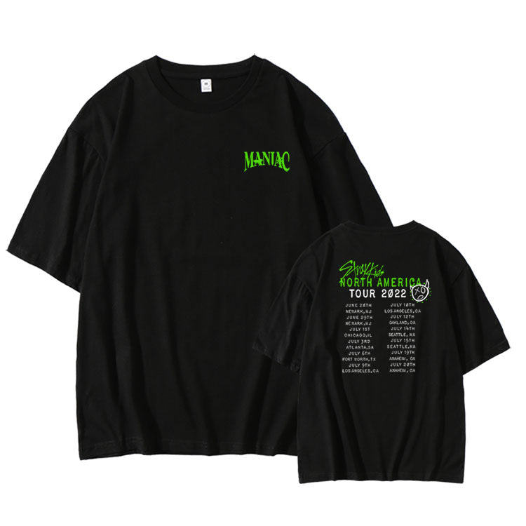 Stray Kids North America Maniac Concert Tour T-Shirt