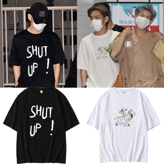 BTS Shut up Dinosaur T-Shirt