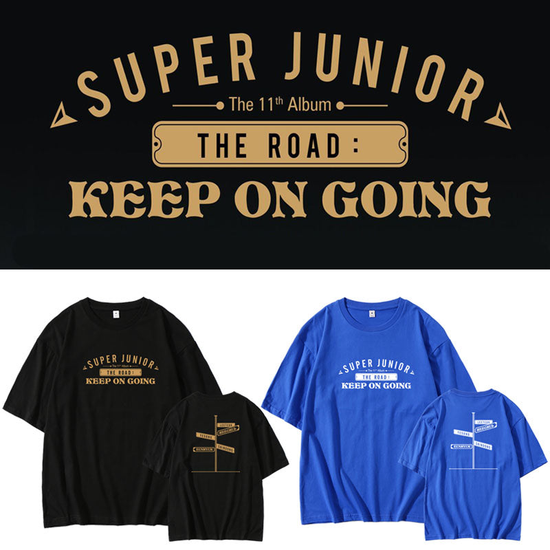 Super Junior The Road Keep Going Album T-Shirt