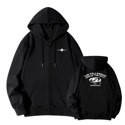 Ateez Break the Wall World Tour Concert Zip Up Hoodie