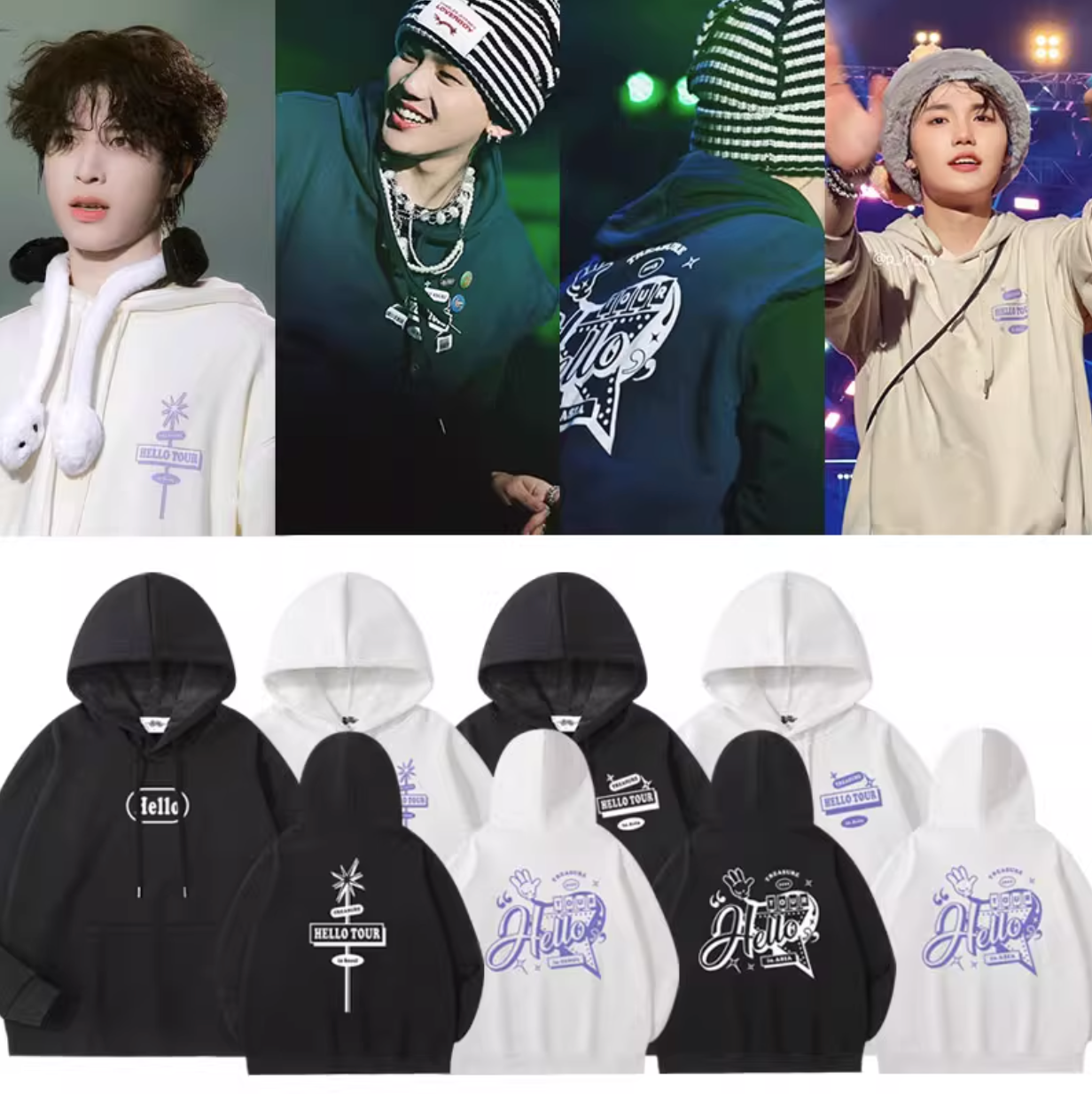 Treasure Hello Concert Tour Hoodie